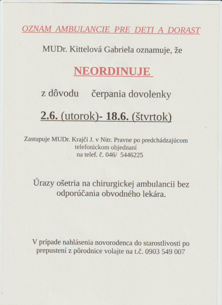 Oznam