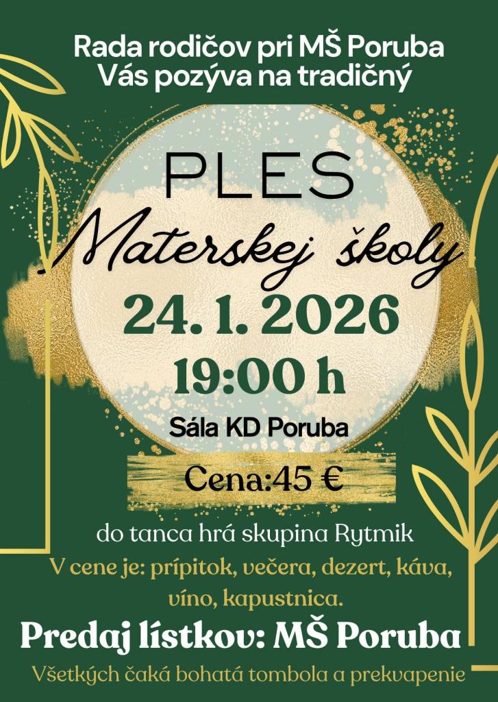 PLES MATERSKEJ ŠKOLY