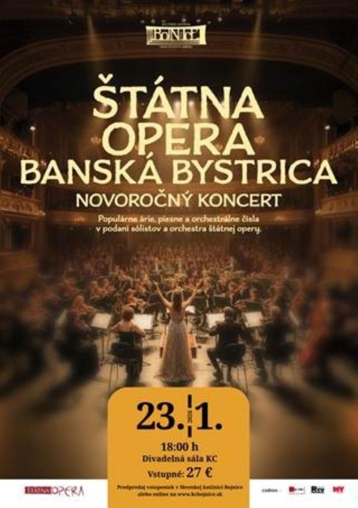 ŠTÁTNA OPERA BANSKÁ BYSTRICA - NOVOROČNÝ KONCERT